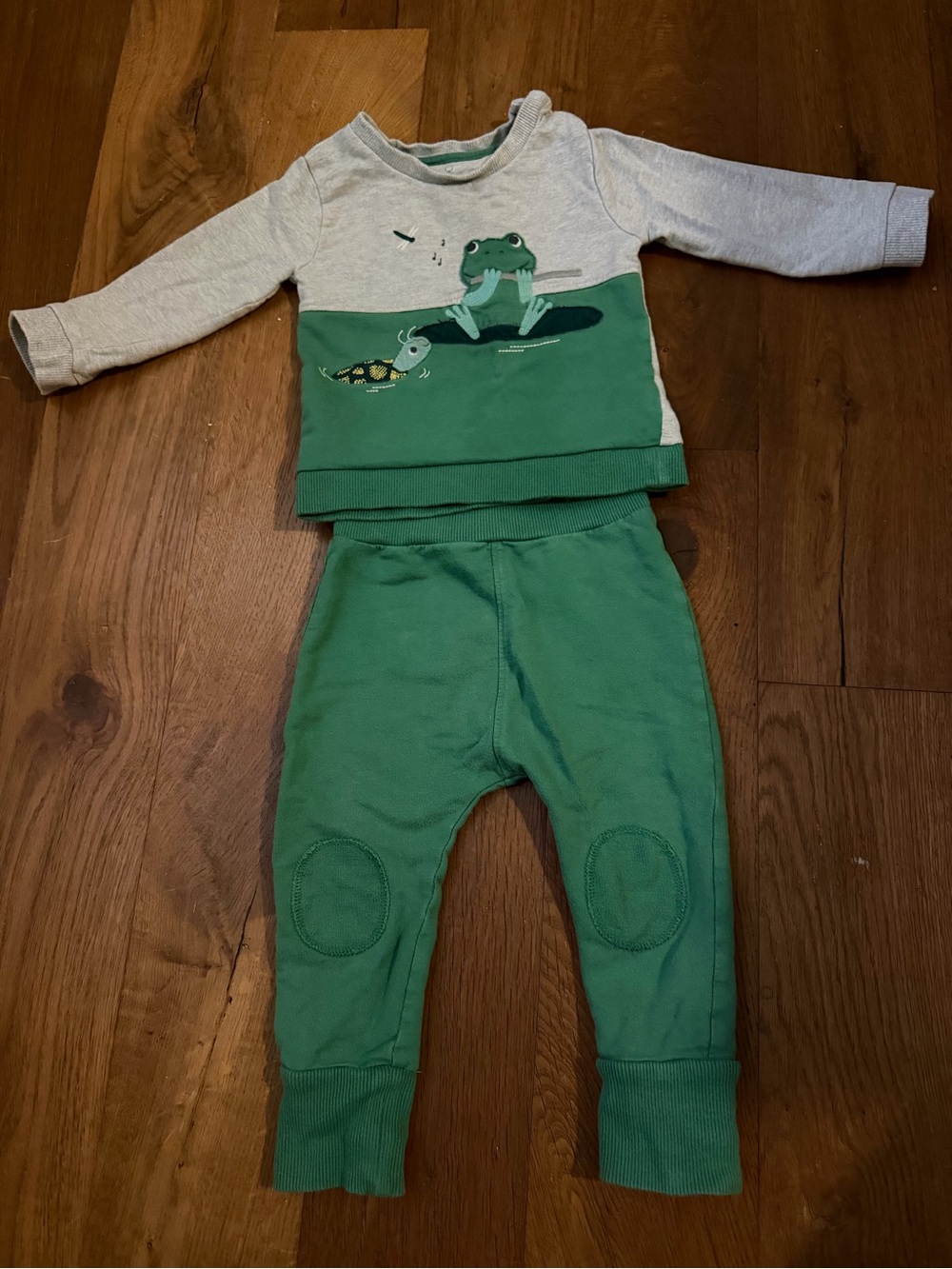 Green Frog Graphic Kids Matching Set - Mothercare UK brand